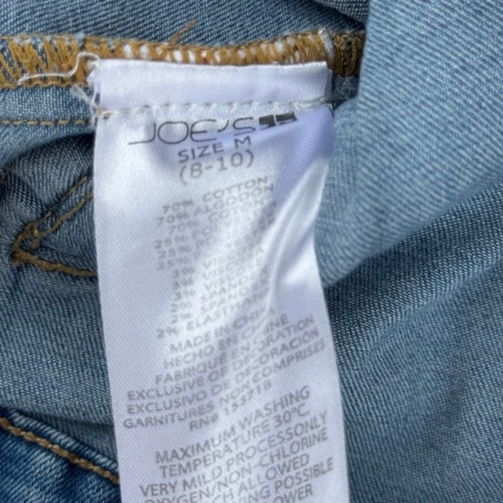Joes Jeans Kids Denim Jacket Medium Wash Blue Button Front Size M‎ 8-10